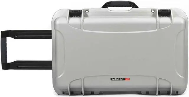 Alt view image 5 of 5 - nanuk 935 waterproof hard case with wheels and foam insert  silver