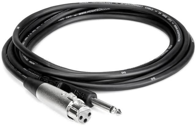Alt view image 3 of 4 - Hosa 5ft XLR (F) - 1/4" (M) Unbalanced Cable