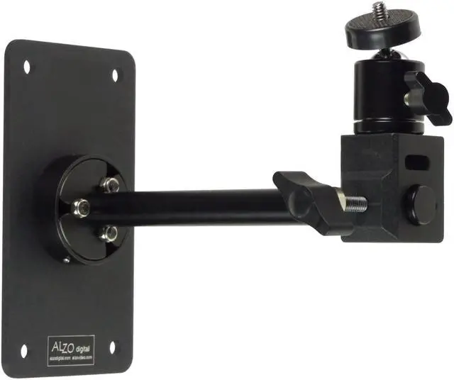 Alt view image 4 of 5 - Alzo Digital Wall Mount with Ball Head for Camera, 6lbs Capacity #1236
