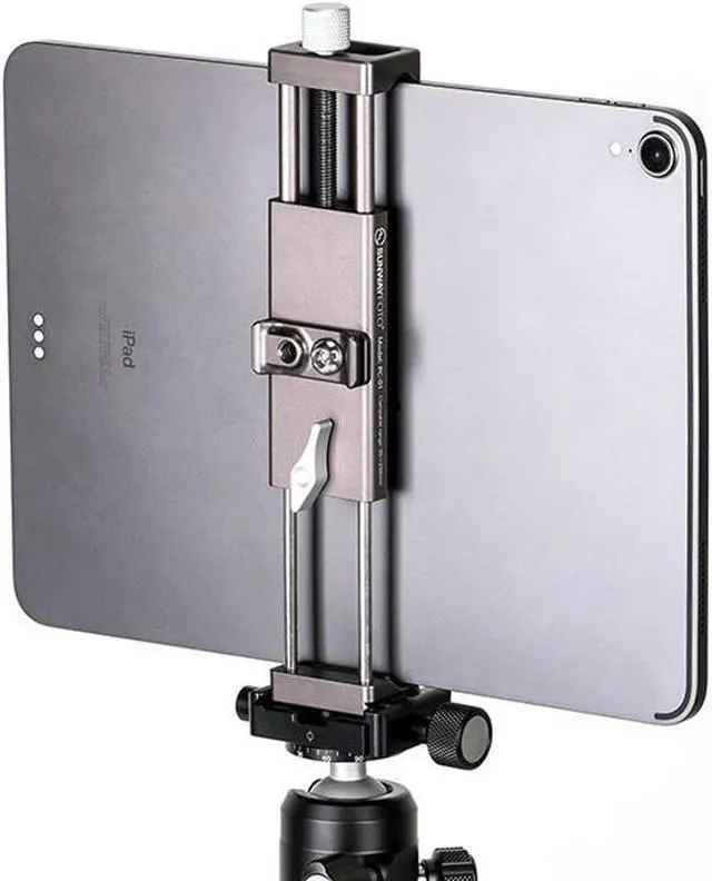 Alt view image 4 of 5 - SunwayFoto Sunwayfoto PC-01 iPad and Tablet Holder with Arca Swiss Dove Tail Bracket