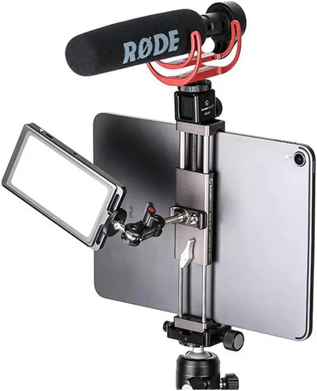 Alt view image 5 of 5 - SunwayFoto Sunwayfoto PC-01 iPad and Tablet Holder with Arca Swiss Dove Tail Bracket
