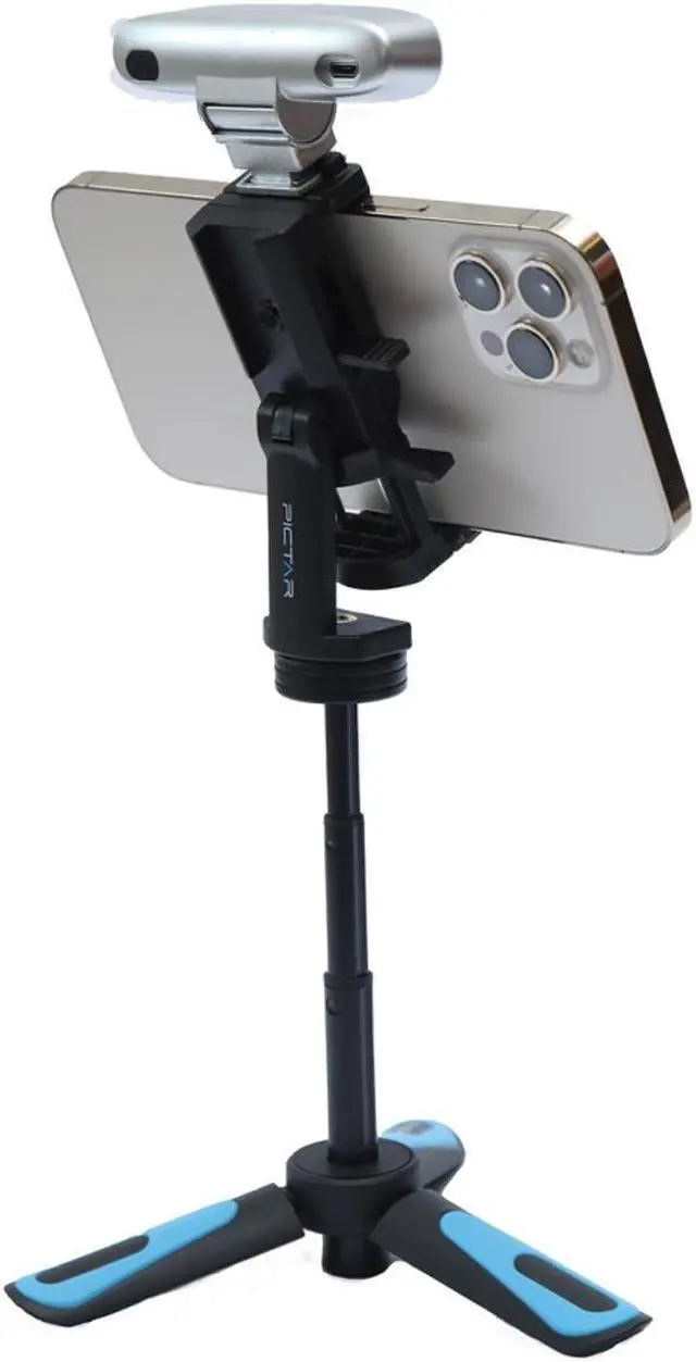 Alt view image 6 of 7 - Pictar Telescopic Tripod Stand for Mobile Phones #MW-PT-TMT MT 15