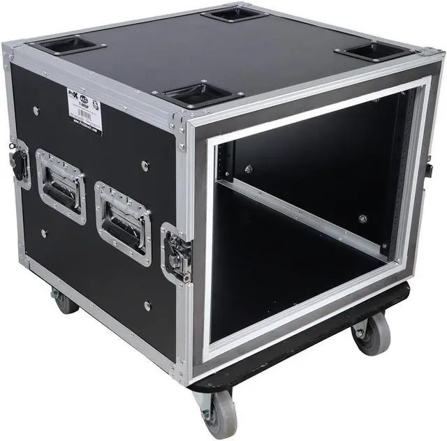 Alt view image 8 of 11 - 8U Space Shockproof Amp Rack ATA Flight Case 20 In Depth