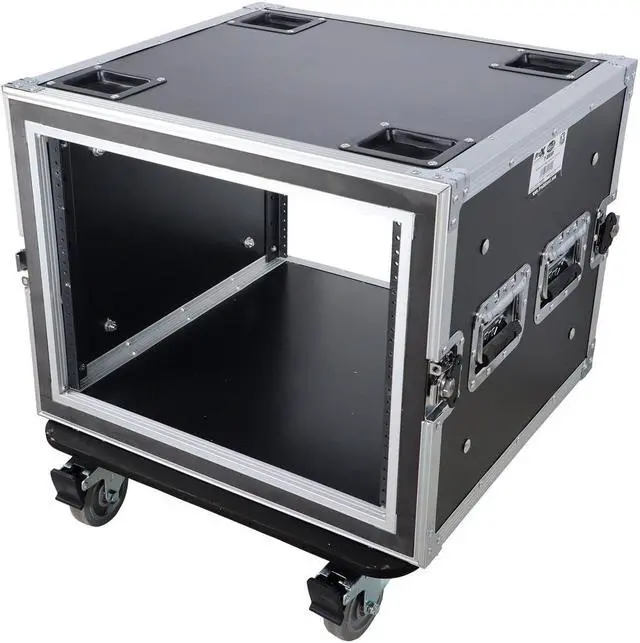 Alt view image 7 of 11 - 8U Space Shockproof Amp Rack ATA Flight Case 20 In Depth