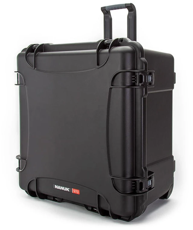 Main image of Nanuk Wheeled Series 970 Waterproof Hard Case with Foam Insert, Black