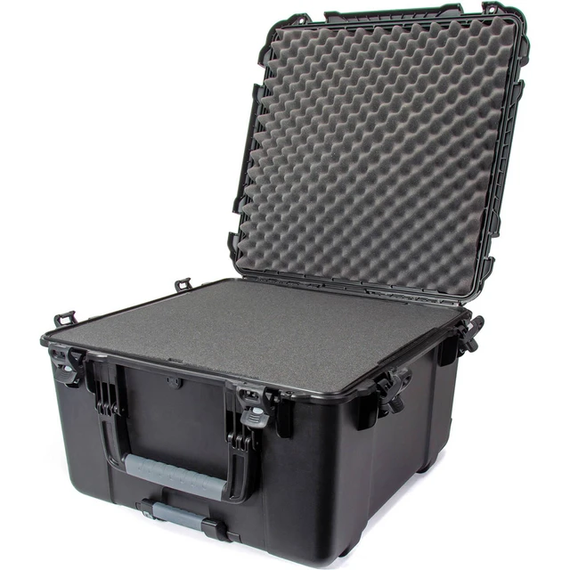 Alt view image 5 of 7 - Nanuk Wheeled Series 970 Waterproof Hard Case with Foam Insert, Black