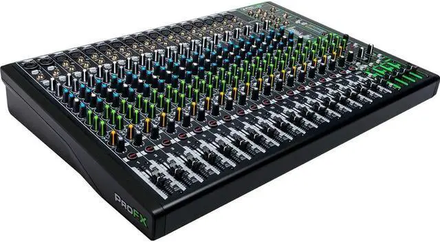 Alt view image 6 of 10 - Mackie ProFX22v3 22 Channel 4-bus Professional Effects Mixer with USB