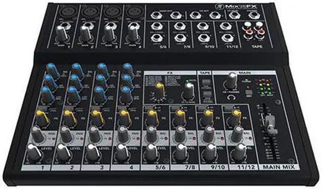 Alt view image 17 of 20 - Mackie Mix12FX 12-Channel Compact Mixer with Effects