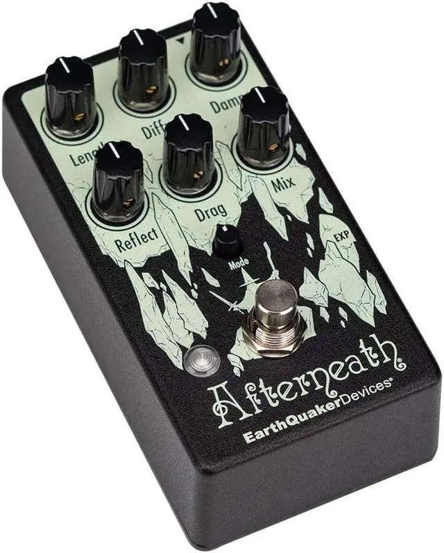 Alt view image 2 of 17 - EarthQuaker Devices Afterneath V3 Enhanced Otherworldly Reverberation Pedal