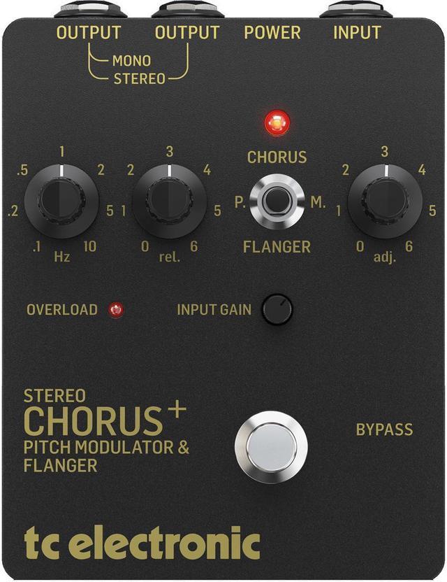 TC Electronic SCF GOLD Stereo Chorus Flanger Pedal #000-EBF00