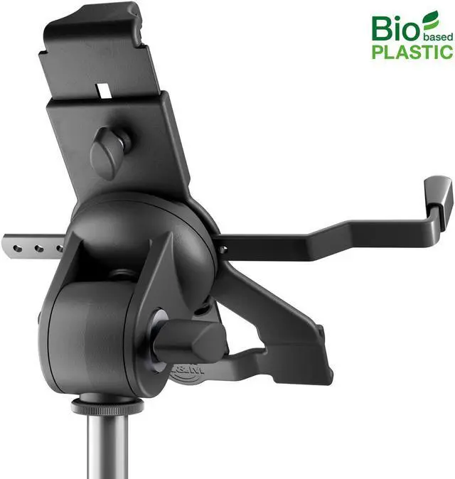 Alt view image 4 of 4 - K&M 19744 Universal Tablet PC Stand Holder, Black