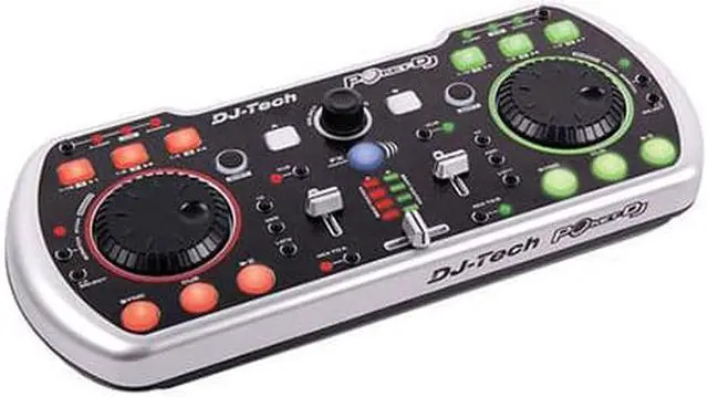 Alt view image 6 of 9 - DJ Tech Poket DJ Duo USB DJ Software Controller with Integrated Soundcard