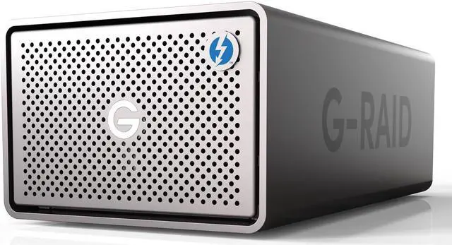 Alt view image 11 of 17 - SanDisk Professional G-RAID 2 Dual-drive Storage System SDPH62H012TNBAAD