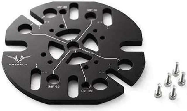 Alt view image 4 of 4 - Freefly Movi Ninja Star Aluminum Adapter Plate