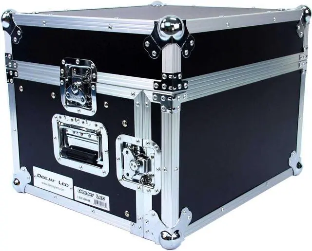 Alt view image 3 of 4 - Deejayled TBHM804E 8u Slant Mixer Rack 4u Vertica