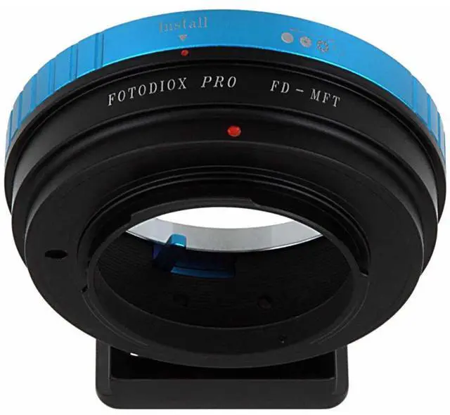 Alt view image 3 of 5 - Fotodiox FD-MFT-P Pro Lens Mount Adapter - Canon FD & FL 35 mm SLR Lens To Micro Four Thirds Mount Mirrorless Camera Body with Built in Aperture Control Dial