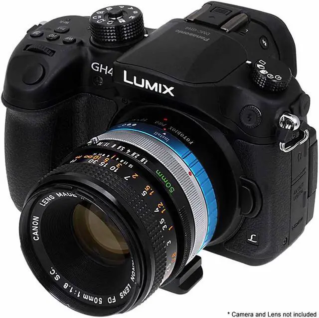Alt view image 4 of 5 - Fotodiox FD-MFT-P Pro Lens Mount Adapter - Canon FD & FL 35 mm SLR Lens To Micro Four Thirds Mount Mirrorless Camera Body with Built in Aperture Control Dial