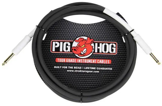 Alt view image 5 of 5 - Pig Hog PH10 Tour Grade 10ft Instrument Cable 1/4" - 1/4"