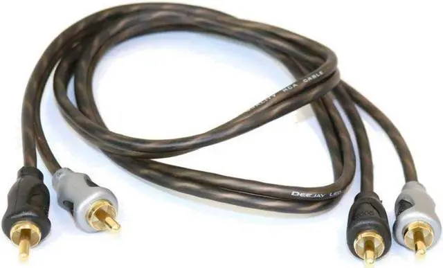 Alt view image 2 of 2 - 17-Foot RCA to RCA Copper Audio Cable Entry Level
