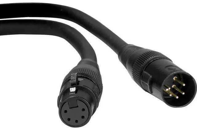 Alt view image 4 of 4 - NEW AMERICAN DJ AC5PDMX5 5 FEET 5 PIN DMX CABLE