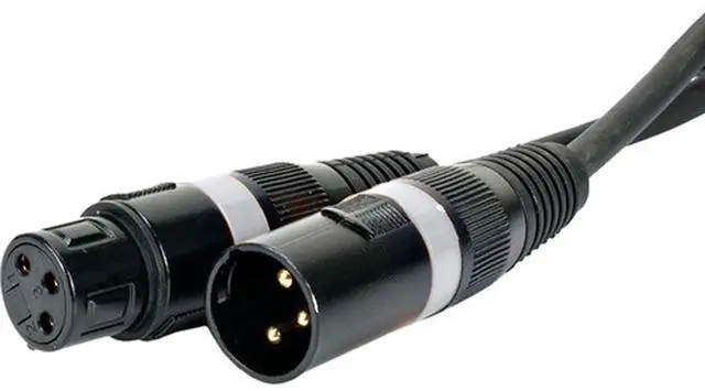 Alt view image 5 of 5 - American DJ 3-Pin DMX Lighting Cable 3 ft.