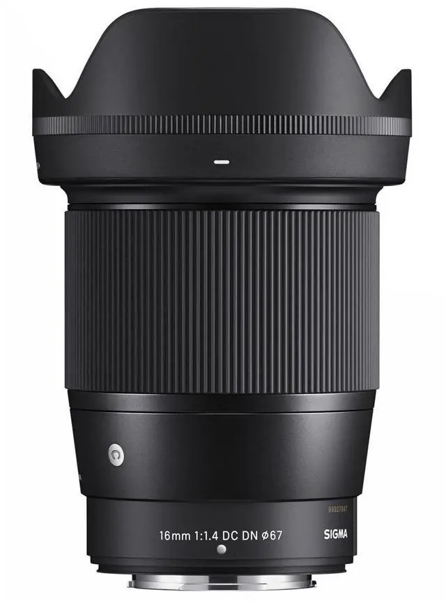 Alt view image 2 of 7 - Sigma 16mm f/1.4 DC DN Contemporary Lens for Fujifilm X, Bundle with ProOptic 67mm Filter Kit, Cleaning Kit, Cap Keeper, Flex Lens Shade, Lens Cleaner, Mac Software Kit