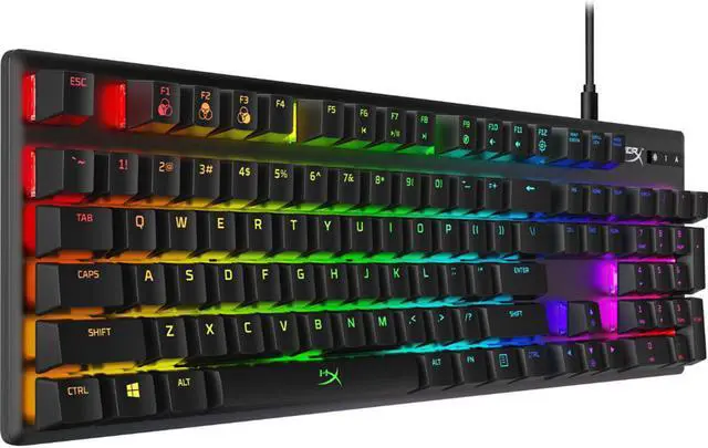 Alt view image 10 of 20 - HyperX Alloy Origins - Mechanical Gaming Keyboard - HX Red - US Layout
