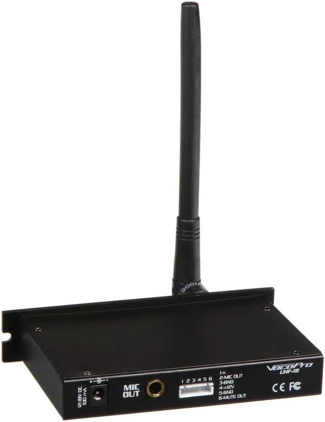 Alt view image 14 of 14 - Vocopro UHF18 Wireless Crystal Microphone Sys