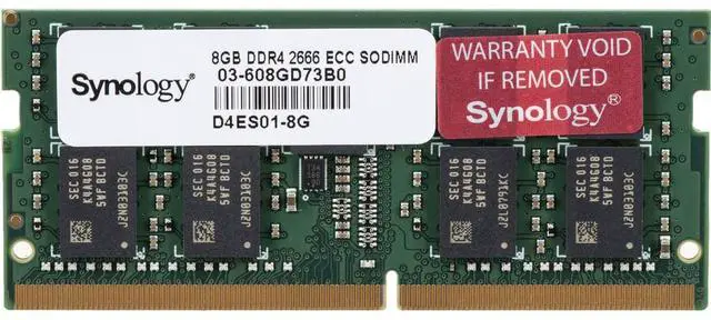 Alt view image 9 of 9 - Synology D4ES01-8G Network Storage RAM