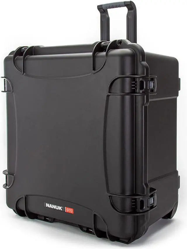Main image of Nanuk Wheeled Series 970 Waterproof Hard Case without Foam Insert, Black