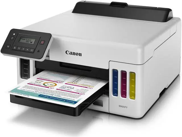 Alt view image 2 of 20 - Canon MAXIFY GX5020 Wireless MegaTank Small Office Inkjet Printer #5550C002
