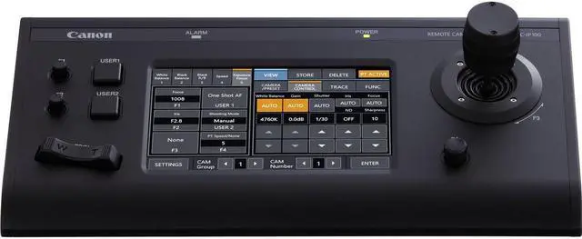 Alt view image 14 of 15 - Canon RC-IP100 Touchscreen PTZ Joystick Controller (5231C004)