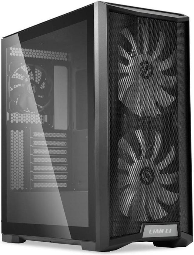 Alt view image 7 of 10 - LIAN LI LANCOOL 215 X Black Steel / Tempered Glass ATX Mid Tower Computer Case
