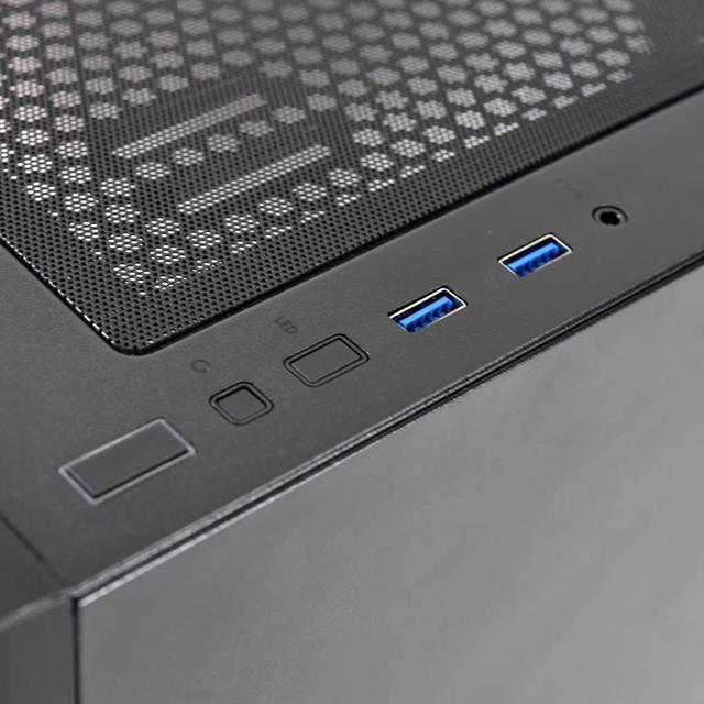 Alt view image 10 of 10 - LIAN LI LANCOOL 215 X Black Steel / Tempered Glass ATX Mid Tower Computer Case