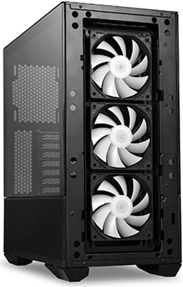 Alt view image 13 of 15 - LIAN LI LANCOOL II MESH C RGB BLACK Tempered Glass ATX Case - Black Color ,Type C Included- LANCOOL II MESH C RGB-X