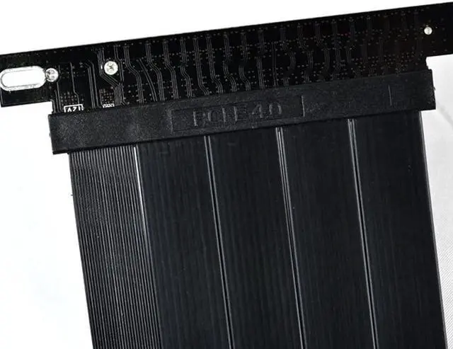 Alt view image 7 of 8 - LIAN LI Premium PCI-E 16X  4.0 Black Extender Riser Cable 200mm Black (PW-PCI-420)