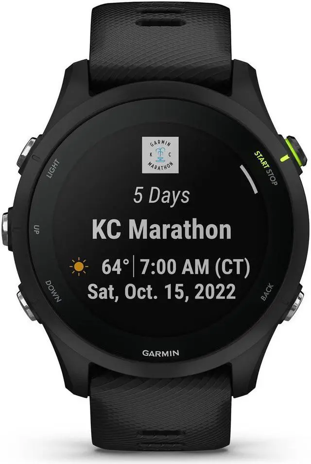 Alt view image 7 of 11 - Garmin Forerunner 255 Music, Black | Smart Watch 010-02641-20