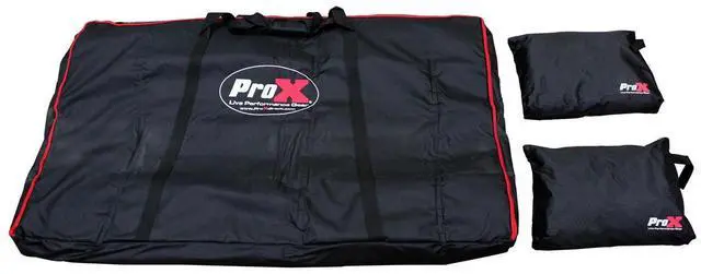 Alt view image 7 of 9 - ProX XF-5X3048W 5 Panel - White Frame DJ Facade W-SS Quick Release 180 Hinges