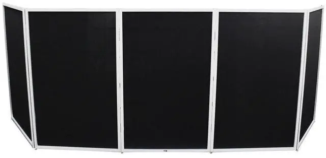 Alt view image 6 of 9 - ProX XF-5X3048W 5 Panel - White Frame DJ Facade W-SS Quick Release 180 Hinges