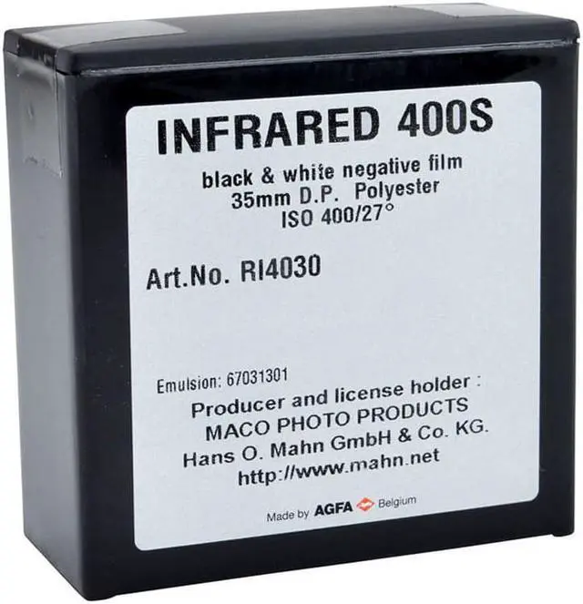 Main image of Rollei Infrared 400 Black and White Negative Film (35mm Roll Film, 100' Roll)
