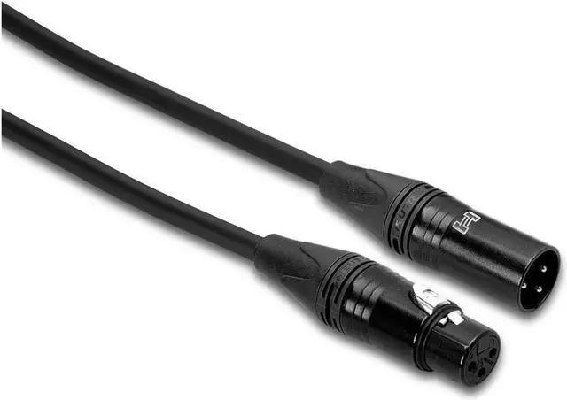Alt view image 2 of 2 - Hosa Technology Hosa 3ft, 3 Pin XLR Male / Female Microphone Cable #CMK003AU