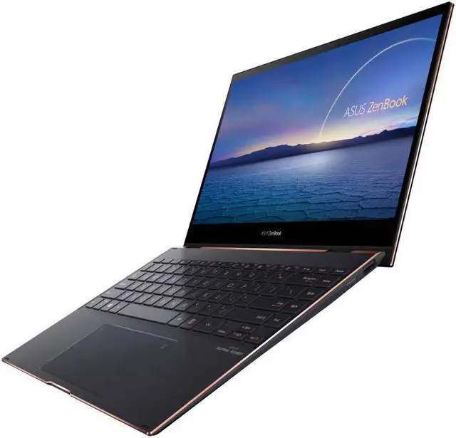 Alt view image 9 of 20 - Asus ZenBook Flip S UX371 UX371EA-XH76T 13.3" Touchscreen Convertible Notebook - FHD - Intel Core i7 11th Gen i7-1165G7 - 16GB RAM - 1TB SSD - Jade Black - Windows 11 Pro - Intel Iris Xe Graphics