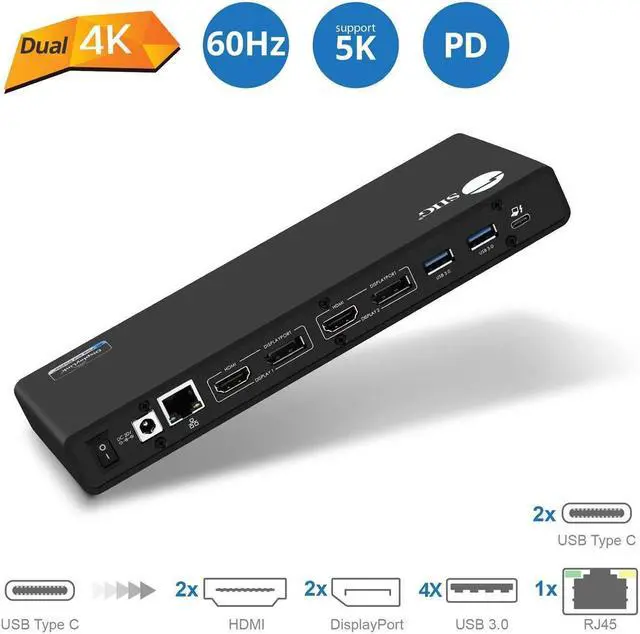 Alt view image 14 of 20 - USB 3.1 TYPE-C DUAL 4K DOCKING