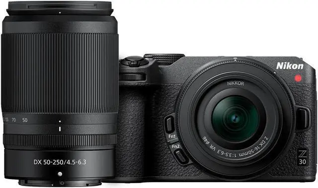 Alt view image 10 of 16 - Nikon Z 30 w/NIKKOR Z DX 16-50mm f/3.5-6.3 VR & NIKKOR Z DX 50-250mm f/4.5-6.3 VR Kit