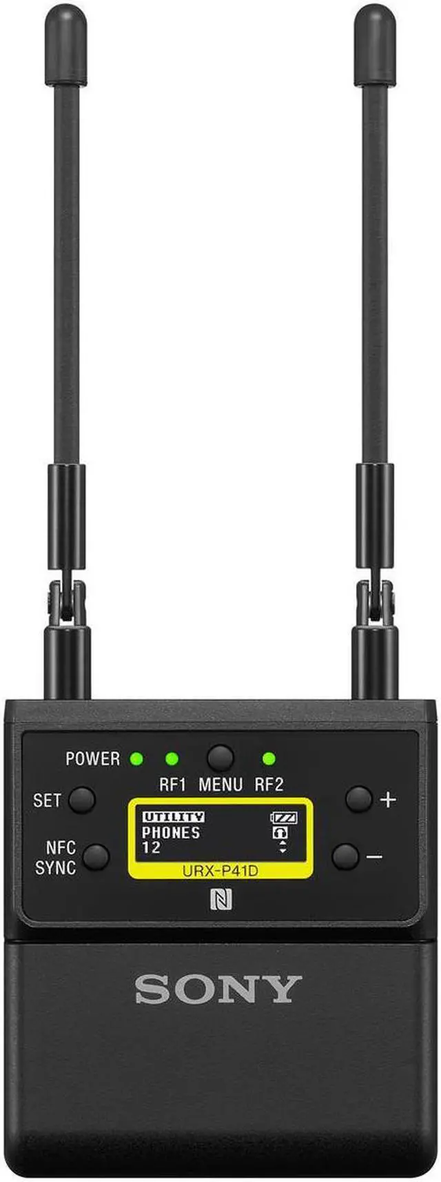 Alt view image 9 of 11 - Sony UWP-D27 Dual-Channel Camera-Mount Wireless Omni Lavalier Microphone System, 25UC: 536.1 to 607.8MHz