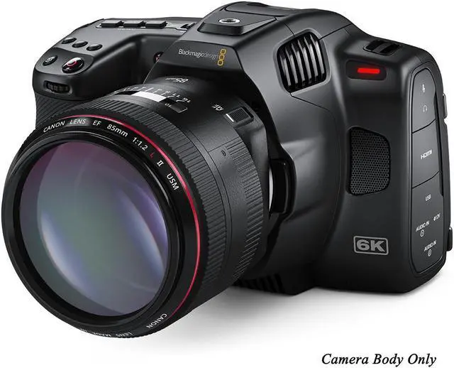 Alt view image 11 of 14 - Blackmagic Pocket Cinema Camera 6K G2