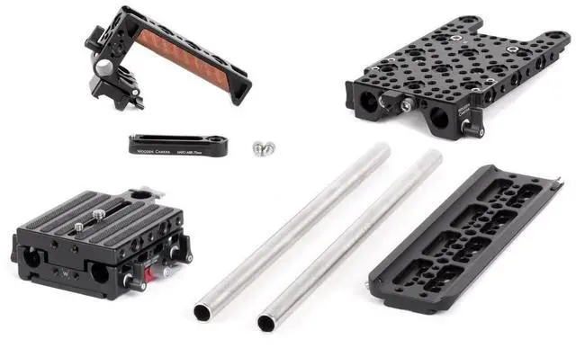 Alt view image 3 of 3 - Wooden Camera Canon C300mkIII / C500mkII Unified Advanced Accessory Kit, Includes NATO Handle Plus V2 Kit, Top Plate, 2x 15mm Rod & 8" Safety Dovetail