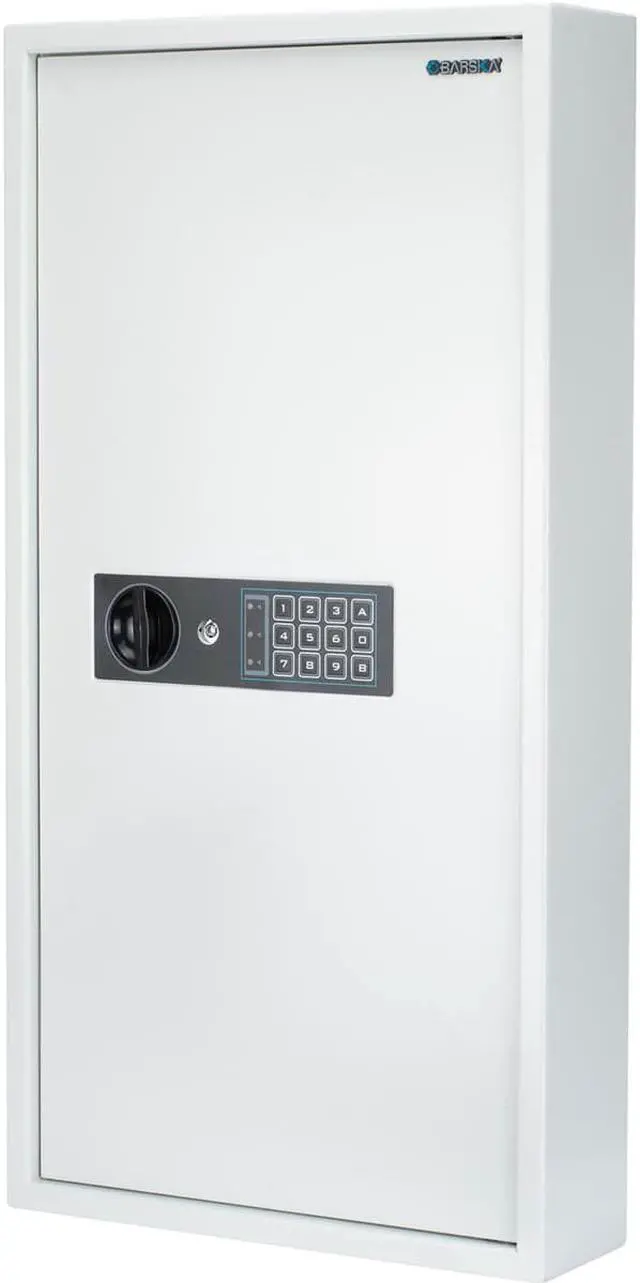 Alt view image 5 of 7 - Barska 180 KEYS KEYPAD WALL KEY SAFE WHITE AX13350