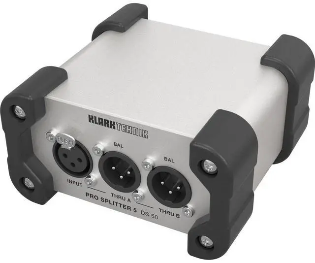 Alt view image 3 of 4 - Klark Teknik DS 50 Pro Splitter 5 Passive 1-In / 5-Out Signal Splitter