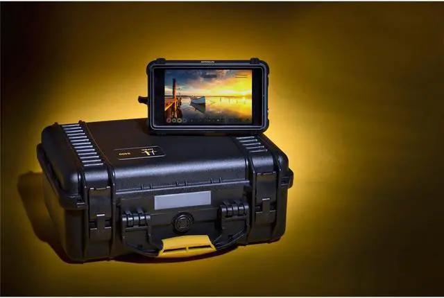 Alt view image 7 of 7 - HPRC 2400 Hard Case for Atomos Shougn 7" + Accessory, Black with Yellow Handle